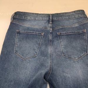 10 TALL EUC Old Navy Ankle Flare Jeans Long